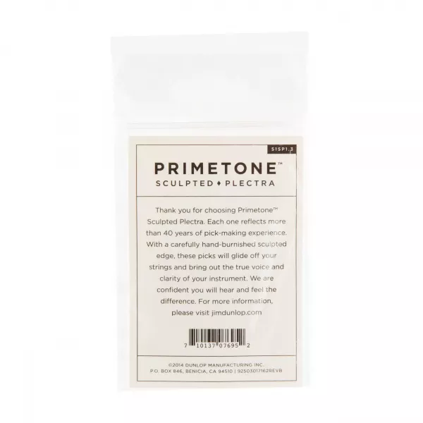 Primetone Медиаторы 3шт, толщина 1,3мм, полукруглые, Dunlop, 515P1.3  рис.2 