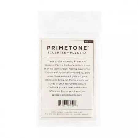 Primetone Медиаторы, 3шт, толщина 1.3мм, с насечкой, стандартные, Dunlop, 510P1.3