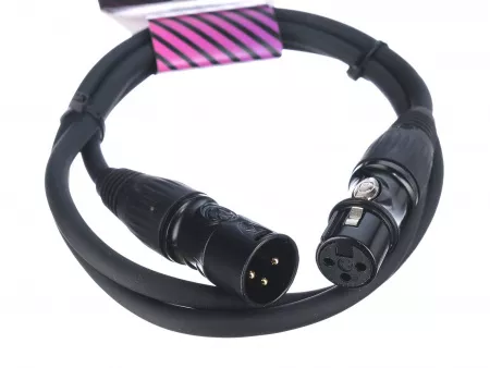 Кабель микрофонный 2м, ZZcable, E4-XLR-M-F-0200-0