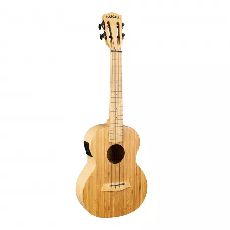 Bamboo Series Укулеле тенор со звукоснимателем, с чехлом, цвет натуральный, Cascha, HH-2314E