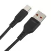 Кабель GP01T USB (m)-Type-C (m) 1.0м 2.4A, ПВХ, черный, GoPower, 00-00018566
