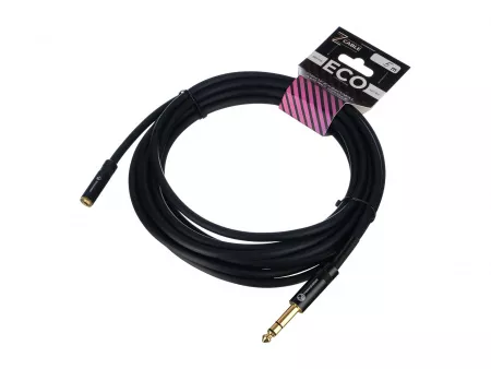 Удлинитель-переходник 6,35-3,5мм female, 5м, ZZcable, E49-6,35-3,5F-0500-0