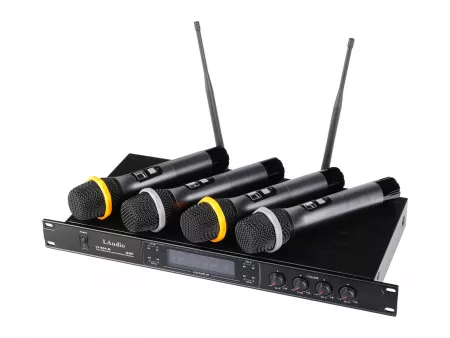 Вокальная радиосистема, 4 ручных передатчика LAudio, LS-804-M