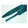 Leather Tigina Ремень для гитары, кожаный, аквамарин, Fidel, FL8012LT