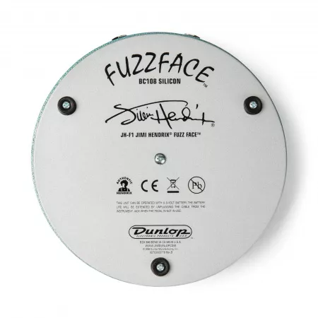 Jimi Hendrix Fuzz Face Distortion Педаль эффектов, Dunlop, JHF1