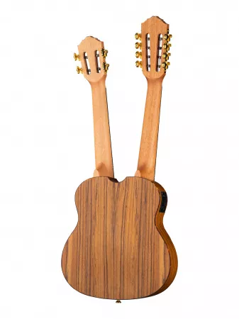 Custom Built Series Укулеле тенор, с двумя грифами 4/8 струн, со звукоснимателем, Ortega, HYDRA
