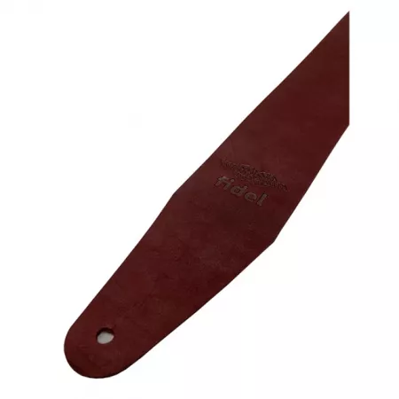 Leather Ремень для гитары, кожаный, бордовый, Fidel, FL50008L