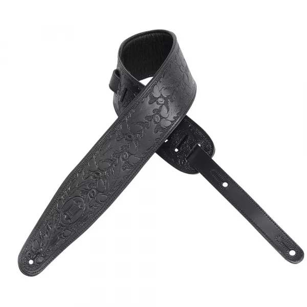Heirloom Series Ремень для гитары, кожаный, черный, Levy's, PM44T01-BLK  рис.2 