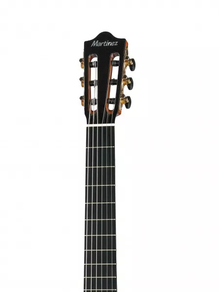 Классическая гитара со звукоснимателем, с вырезом, Martinez, Almeria-Luthier-Rosewood  рис.2 