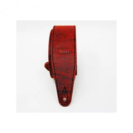 Leather 21 Ремень для гитары, кожаный, лава, Fidel, FL60031L21L