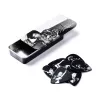 Jimi Hendrix Silver Portrait Медиаторы 12шт, толстые, в коробочке, Dunlop, JH-PT05H