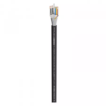 SC-Octopus Hybrid 224 PUR FRNC Кабель гибридно-оптический SMPTE, 100м, Sommer Cable, 591-2241