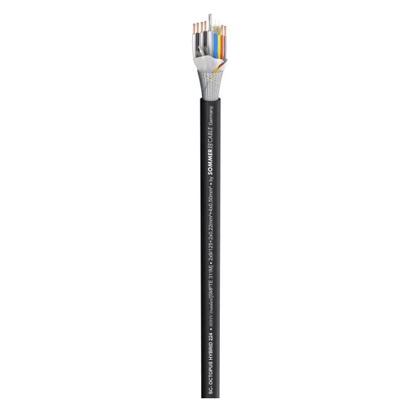 SC-Octopus Hybrid 224 PUR FRNC Кабель гибридно-оптический SMPTE, 100м, Sommer Cable, 591-2241  рис.2 