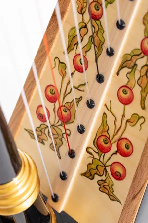 MLH0014 Capris Арфа 21 струнная (A4-G1), цвет - черный глянцевый, Resonance Harps