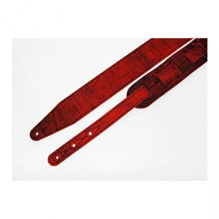 Leather 21 Ремень для гитары, кожаный, лава, Fidel, FL60031L21L