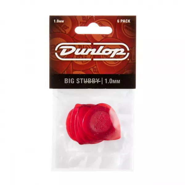 Big Stubby Медиаторы 6шт, толщина 1,0мм, Dunlop, 475P1.0  рис.2 