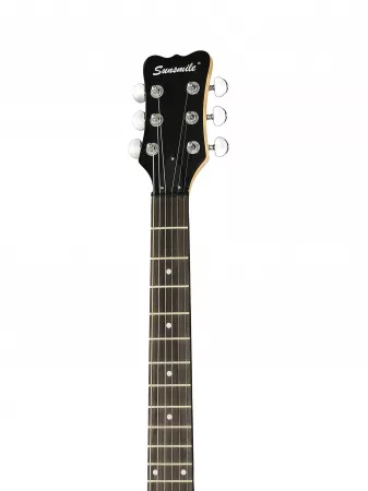Электрогитара, черная, Sunsmile, SLP-350