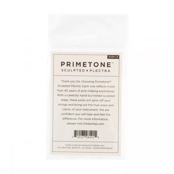 Primetone Медиаторы 3шт, толщина 1,4мм, маленький треугольник, Dunlop, 516P1.4  рис.2 