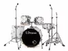 Барабанная установка, белая, LDrums, 5001011