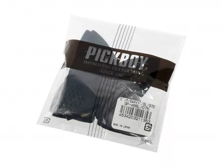 Celluloid Pos-A-Grip Медиаторы 50шт, толщина 0.75мм, Pickboy, GP-46BL/075