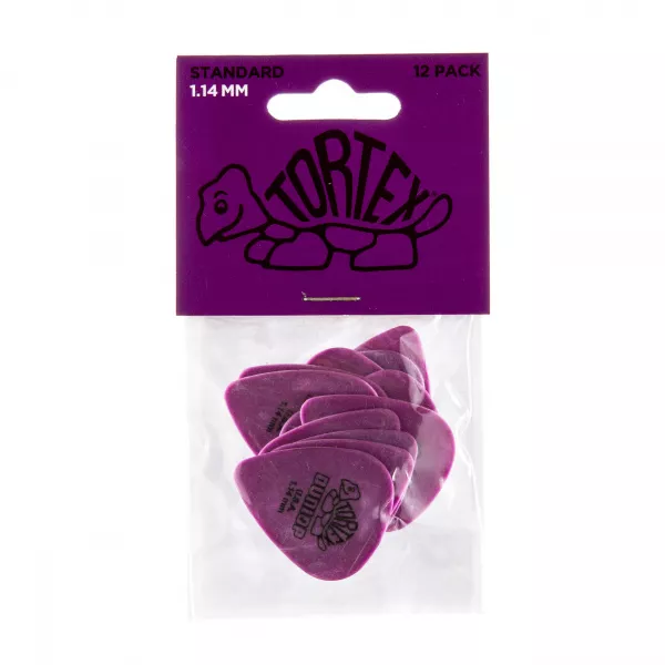 Tortex Standard Медиаторы 12шт, толщина 1,14мм, Dunlop, 418P1.14  рис.2 