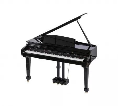 Цифровой рояль, с автоаккомпанементом, черный (2 коробки), Orla, Grand-500-BLACK
