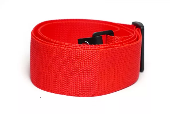 Ремень для гитары, нейлоновый, красный, Mamba straps, MB5011-090  рис.2 