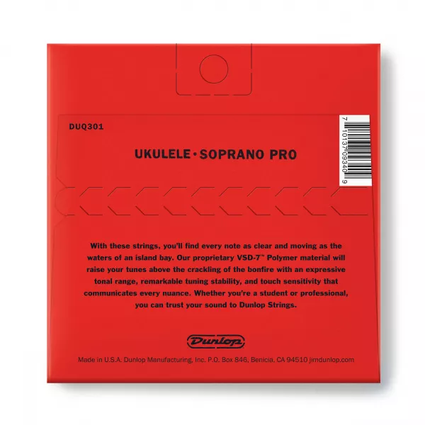 Pro Комплект струн для укулеле сопрано, Dunlop, DUQ301  рис.2 