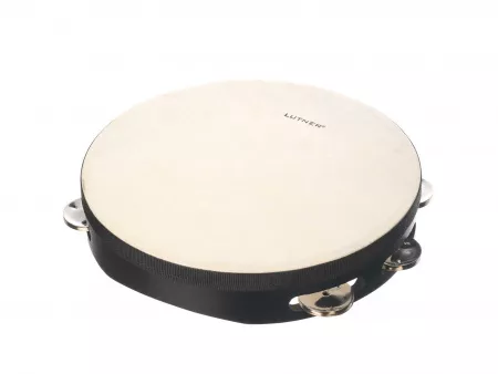 Тамбурин 10" с кожей, черный, Fleet, THD10BK