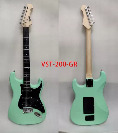 Электрогитара, зеленая, VIVA, VST-200-GR