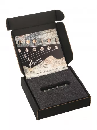 True Vintage Stratocaster Звукосниматель магнитный, средний, черный, Bagdasar guitars, BGP401M