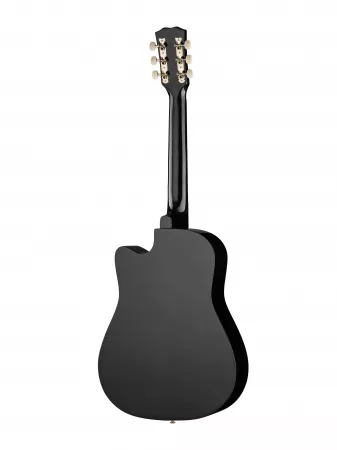 Акустическая гитара, черная, Foix, FFG-2038C-BK