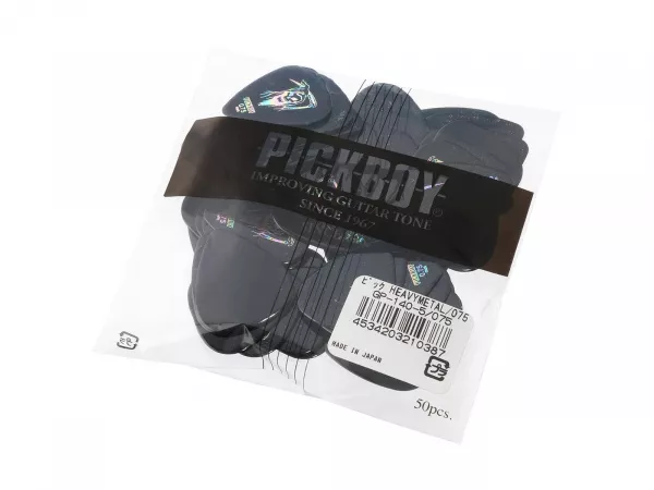 Celltex Heavy Metal Медиаторы 50шт, толщина 0.75мм, Pickboy, GP-140-5/075  рис.2 