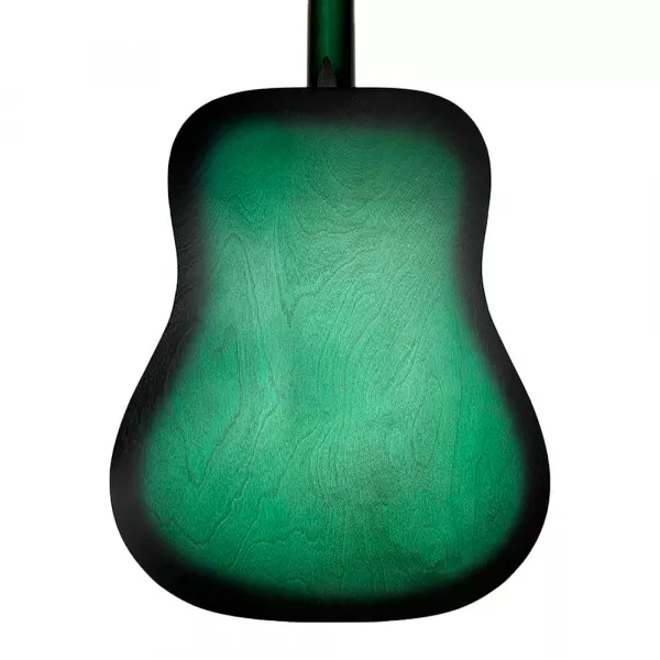 Гитара акустическая, зеленая, Кунгурская Акустика, D-Green-52  рис.2 