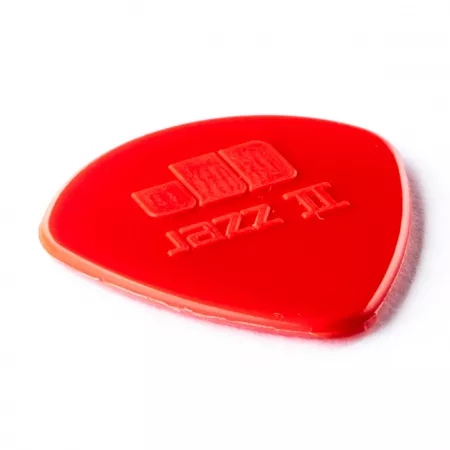 Jazz II Медиаторы, 24шт, полукруглый кончик, нейлон, красные, Dunlop, 47R2N
