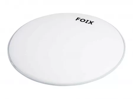 Пластик для малого и том барабана 16", белый, с покрытием, Foix, FDH-25WC-16