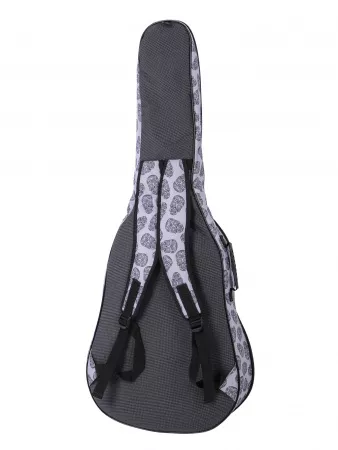 Чехол для гитары дредноут, MEZZO, MZ-ChG-12-3grey/skull2
