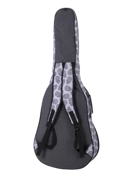 Чехол для гитары дредноут, MEZZO, MZ-ChG-12-3grey/skull2  рис.2 