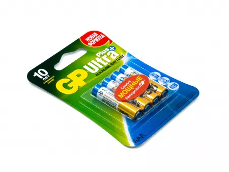 GP24AUPNEW-2CR4 Ultra Plus Элемент питания ААА алкалиновый, 4шт, GP