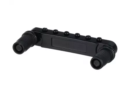 Бридж Tune-O-Matic, черный, Metallor, BM-02-BK