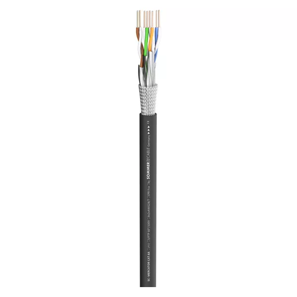 SC-Mercator CAT.6A PVC Flex Blk Кабель сетевой витая пара, 100м, Sommer Cable, 580-1301  рис.2 