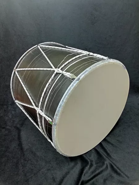 Барабан кавказский 13.5", цвет черный мрамор, с чехлом, MEZZO, MZ-B13,5mbk  рис.2 