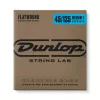 Flatwound Medium Scale Комплект струн для 5-струной бас-гитары, сталь, 45-125, Dunlop, DBFS45125M