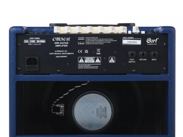CM Series Гитарный комбоусилитель, синий, 30Вт, Cort, CM30R-EU-DB  рис.2 