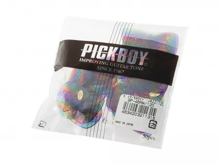 Celluloid Pos-A-Grip Медиаторы 50шт, толщина 1.20мм, Pickboy, GP-45RW/120