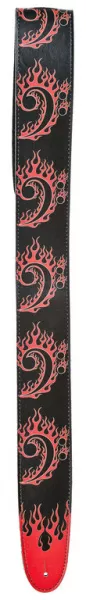 25LHR05 Hot Rod Collection Кожаный ремень для гитары, рисунок «Bass Clef», Planet Waves