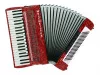 02.01.135 Saphir Аккордеон 41/120/IV/11/5, красный, с ремнями и чехлом, Weltmeister