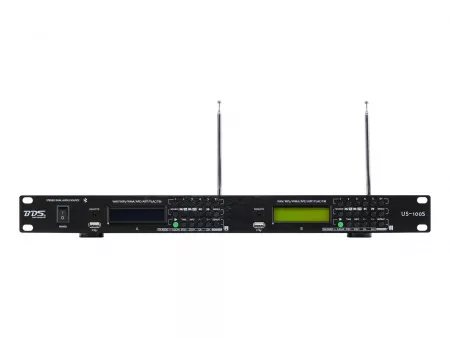 USB/SD/BT/FM двойной плеер, рэковый, BDS, US-100S
