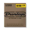 Flatwound Long Scale Комплект струн для бас-гитары, сталь, 40-100, Dunlop, DBFS40100