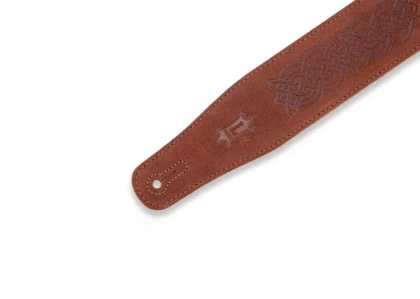 Textures Series Ремень для гитары, замша, коричневый, Levy's, MS26CK-BRN  рис.2 